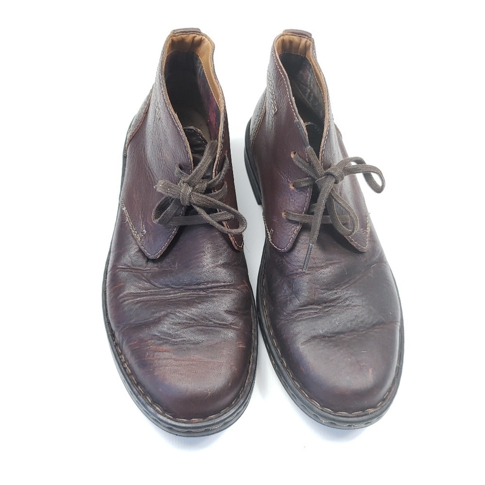 Clark's kyros limit lined leather short boots low heel size 9 - Picture 2 of 9